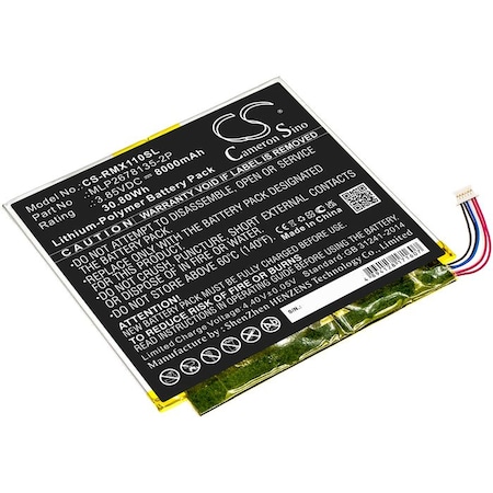 Bsc Preferred Verizon Ellipsis 10 HD Ellipsis 10 inch 32GB HD 4G QTAXIA1 Tablet Replacement Battery CS-RMX110SL